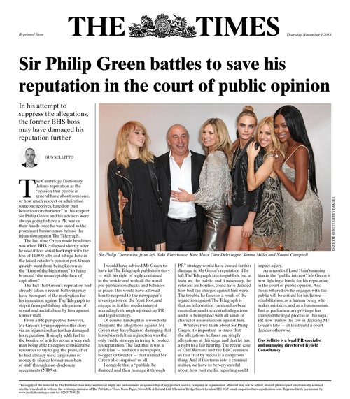 Byfield MD Gus Sellitto writes for The Times