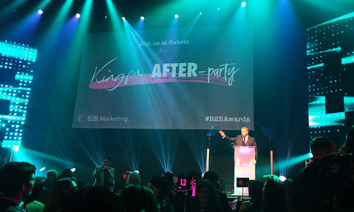 Kingpin celebrate a great year of B2B marketing at The International B2B Marketing Awards