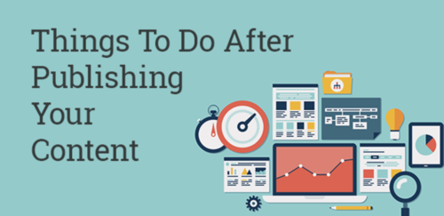 7 things to do after publishing your content