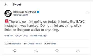 Bored Ape Yacht Club Warns Users Not to Mint NFTs After Discord Hack