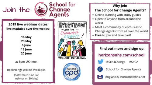 Join The School for Change Agents 2019